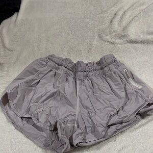 Women's Lululemon greyish/purplish shorts